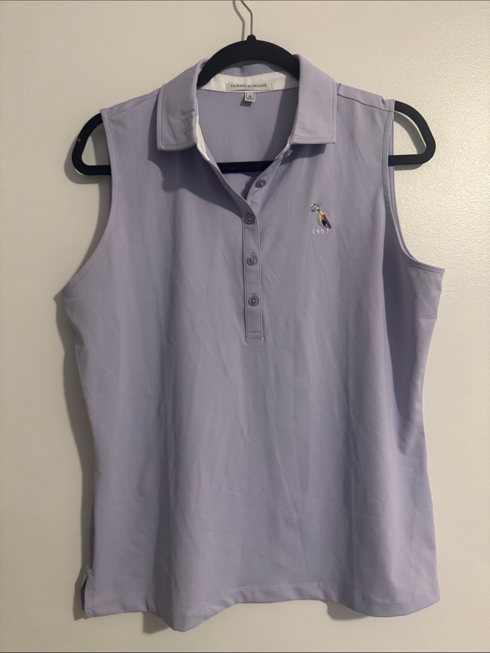 Fairway & Greene Lavender Polo Tank